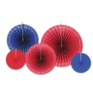 Bandana Accordion Paper Fans