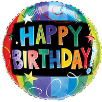 17" Happy Birthday Boogie Foil Balloon