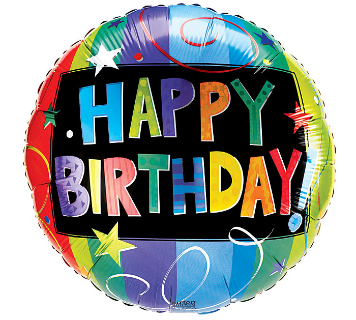 17" Happy Birthday Boogie Foil Balloon