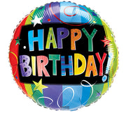 17" Happy Birthday Boogie Foil Balloon