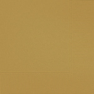 3-Ply Luncheon Napkins - Gold  40 ct.