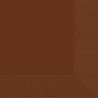 Chocolate Brown 2-Ply Luncheon Napkins 40 ct.
