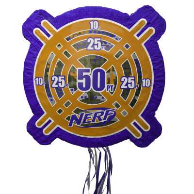 Nerf Shaped Drum Pull Pinata