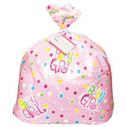 Pink Polka Dots Baby Shower Gift Bag 44"x36"