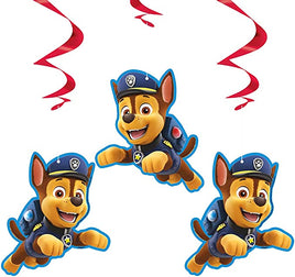 Paw Patrol Hanging Swirl Decorations 3 ct.