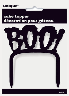 Boo! Plastic Cupcake Topper