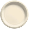 6 3/4" Round Paper Plates 20 ct. -  Vanilla Crème