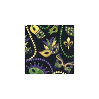 Mardi Gras Beverage Napkins  16ct