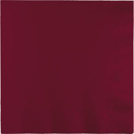 BURGUNDY 2 PLY. LUNCH NAPKINS 50 CT. 