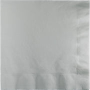 Shimmering Silver Lunch Napkins 50 ct 