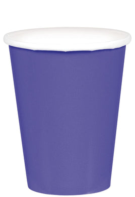 9 oz. Paper Cups - New Purple  20 ct.