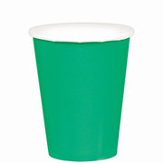 9 oz. Paper Cups - Festive Green  20 ct.