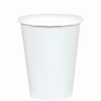 9 oz. Paper Cups- Frosty White  20 ct.