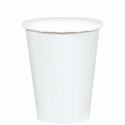 9 oz. Paper Cups- Frosty White  20 ct.