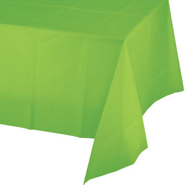Fresh Lime Plastic Tablecover 54 in. X 108 in. 1 ct.