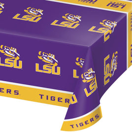 LSU TABLECLOTH 54X108 1 CT