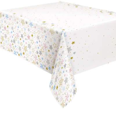 Twinkle Twinkle Little Star Rectangular Plastic Table Cover 54