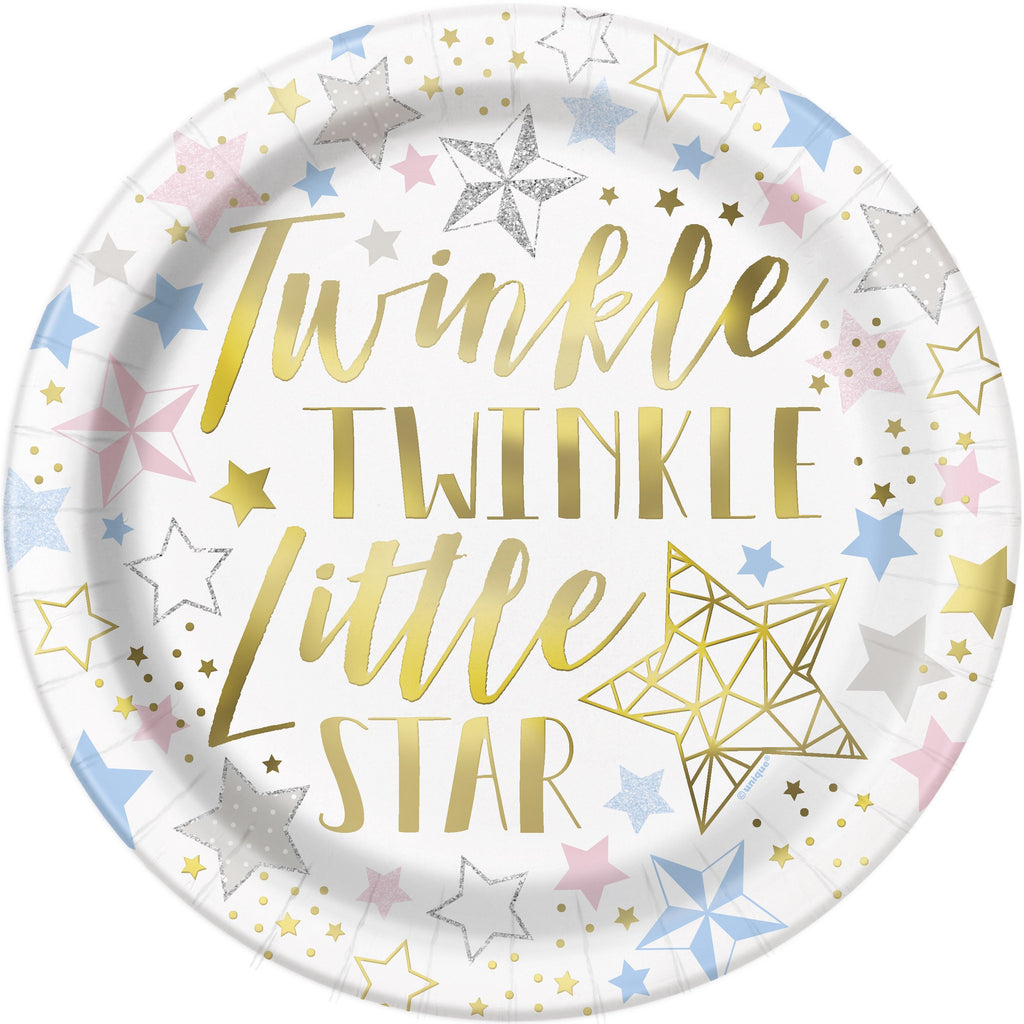 Twinkle Little Star Dinner Plates 8 ct. 
