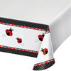 LADYBUG PLASTIC TABLECLOTH 54X108 1 CT