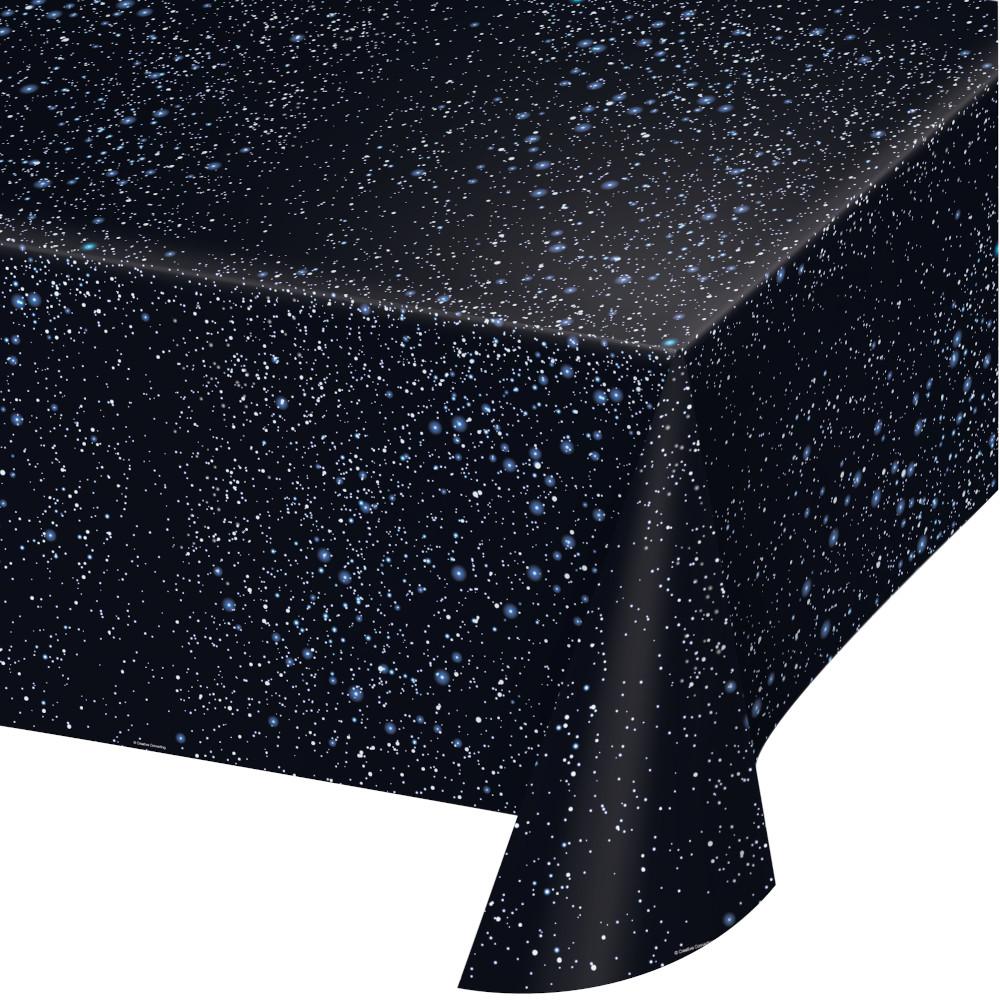 Space Blast Plastic Tablecover 54 in. X 108 in.  1ct. 