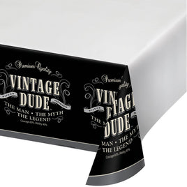 VINTAGE DUDE TABLECLOTH 54X108 1CT