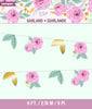 9 ft. Floral Cut Out Banner 1 ct 