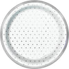 Elegant Silver Foil Dots Round 7" Dessert Plates  8ct - Foil Board