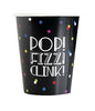 Neon Dots New Years 9oz Paper Cups  8ct