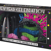 Neon Dots New Years Party Kit for 8