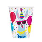 Llama Birthday 9oz Paper Cups 8ct