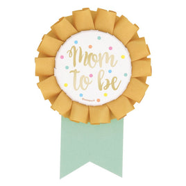 Foil Mom to Be" Baby Shower Badge"