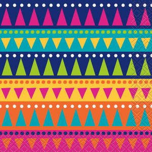 Boho Fiesta Beverage Napkins 24ct