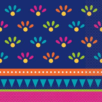 Boho Fiesta Luncheon Napkins 20ct