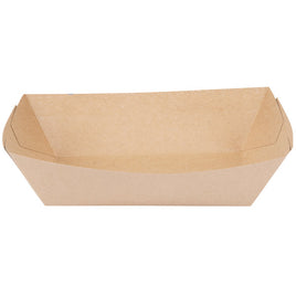 Natural Kraft Grease Resistant Food Tray  500ct.