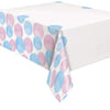 Gender Reveal Party Plastic Table Cover 54"x84"