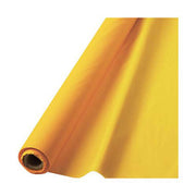 40" x 100' Plastic Table Roll - Yellow Sunshine