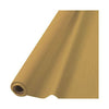 40" x 100' Plastic Table Roll - Gold