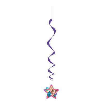 JoJo Siwa Hanging Swirl Decorations  26"  3ct