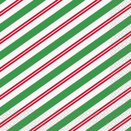 Peppermint Christmas Luncheon Napkins  16ct