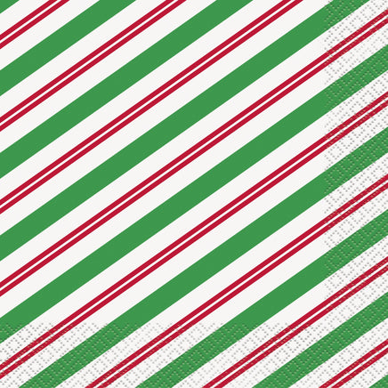 Peppermint Christmas Luncheon Napkins  16ct