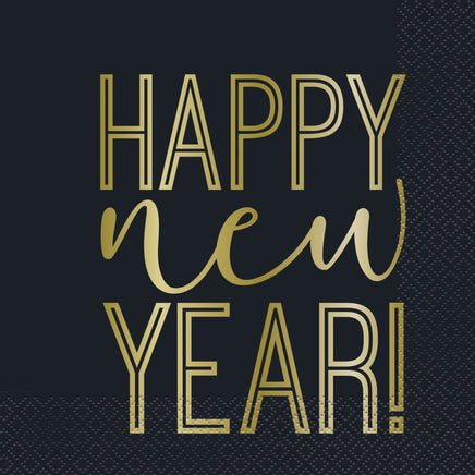 Roaring New Years Luncheon Napkins  16ct