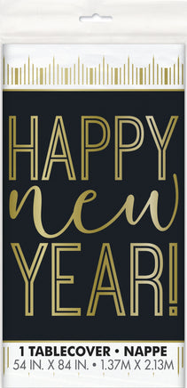 Roaring New Years Rectangular Plastic Table Cover  54"x84"