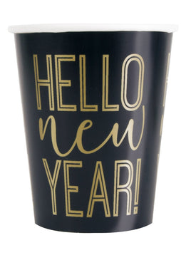 Roaring New Years 9oz Paper Cups  8ct