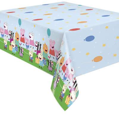 Peppa Pig Rectangular Plastic Table Cover 54" x 84"