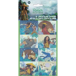 Disney Raya & the Last Dragon Lenticular 3D Stickers 16ct