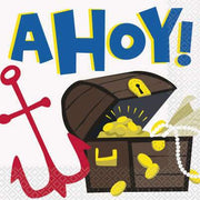 Ahoy Pirate Luncheon Napkins 16ct