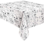 Ahoy Pirate Coloring Paper Table Cover 54"x84"