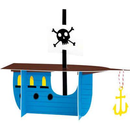Ahoy Pirate Ship Centerpiece Decoration
