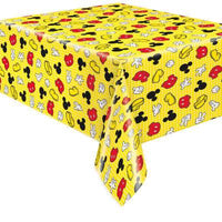 Disney Mickey Mouse Rectangular Plastic Table Cover  54" x 84"