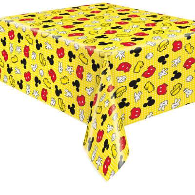 Disney Mickey Mouse Rectangular Plastic Table Cover  54